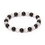 Black Tourmaline - Selenite Bracelet