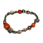 Mother Pearl + Red Jasper Bracelet