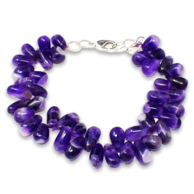 Amethyst Vaijayanti Bracelet 7mm