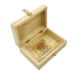 Auspicious Sriparni Wooden Wealth Money Cash Box
