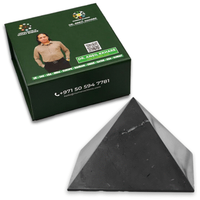 Black Shungite Pyramid (Approx. 4–5 cm) - Image 2