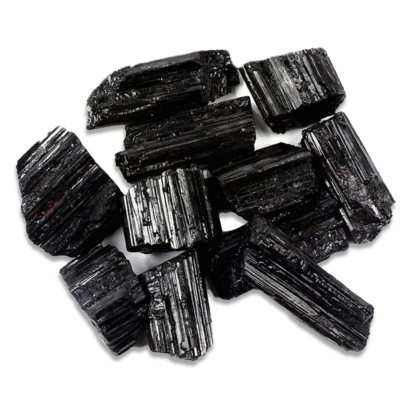 Black Tourmaline Rough Stone