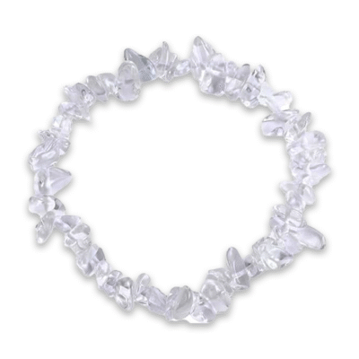Clear Quartz Chips Stone Bracelet