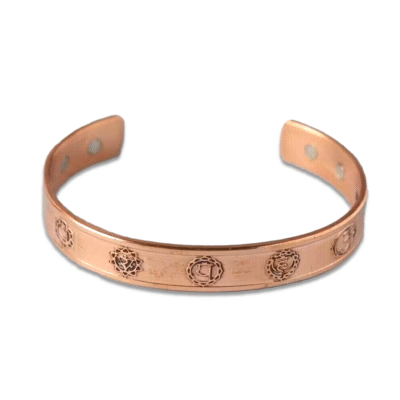 Copper ‘7 Chakra’ Engraved Cuff Kada