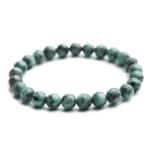 Emerald Round Beads Bracelet