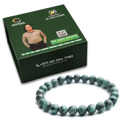 Emerald Round Beads Bracelet - Image 2
