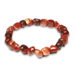 Garnet Chips Elastic Bracelet