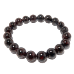 Garnet Round Stone Elastic Bracelet
