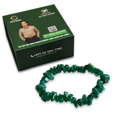 Green Jade Chips Bracelet - Image 2
