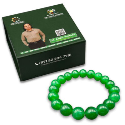Green Jade Round Beads Bracelet - Image 2
