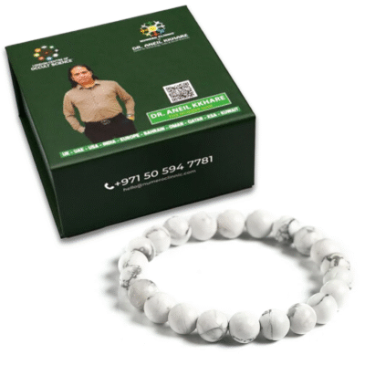 Howlite Round Beads Bracelet - Image 2