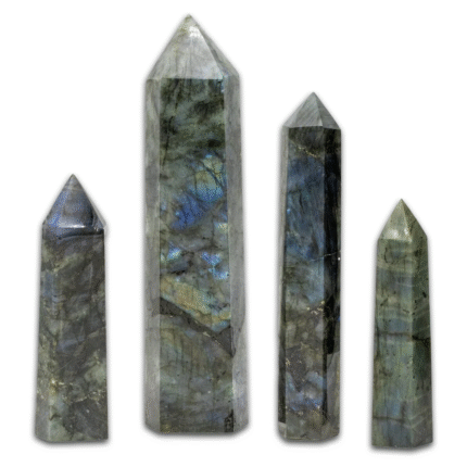 Labradorite Crystal Tower (Approx. 6–10 cm)