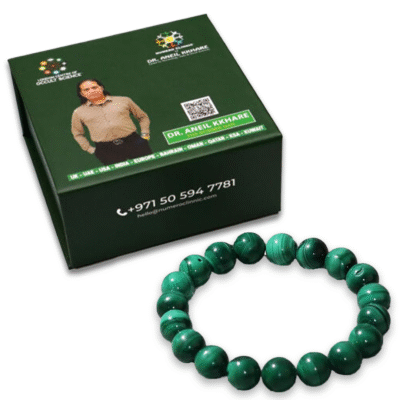 Malachite Round Stone Bracelet - Image 2