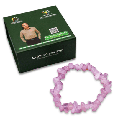 Rose Quartz Chips Bracelet - Image 2
