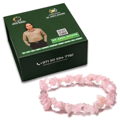 Rose Quartz Raw Bracelet - Image 2