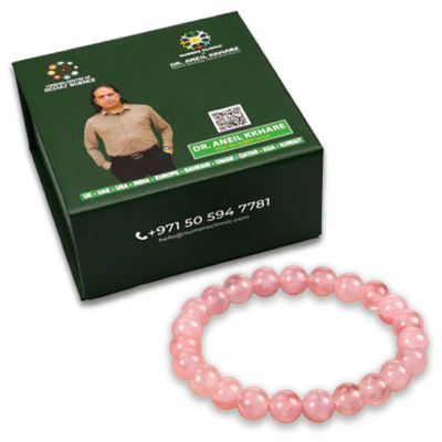 Rose Quartz Thread Bracelet 8mm - Image 2