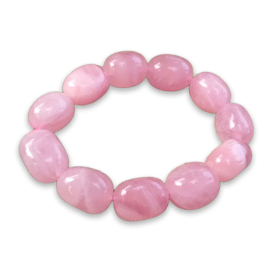 Rose Quartz Tumble Bracelet