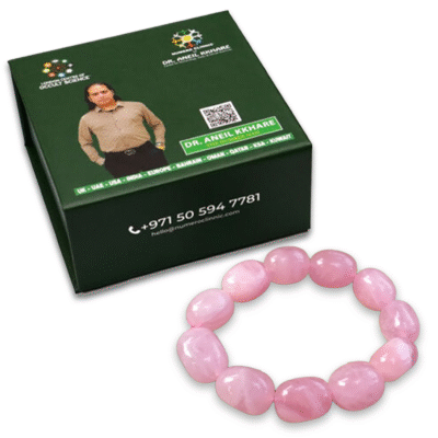 Rose Quartz Tumble Bracelet - Image 2