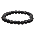 Round Black Obsidian Beads Bracelet
