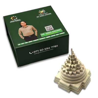 Shriparni Shriyantra Vastu Pyramid Wooden Yantra - Image 2