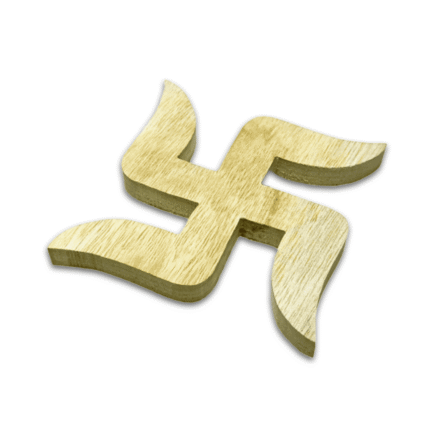Shriparni Wooden Swastik