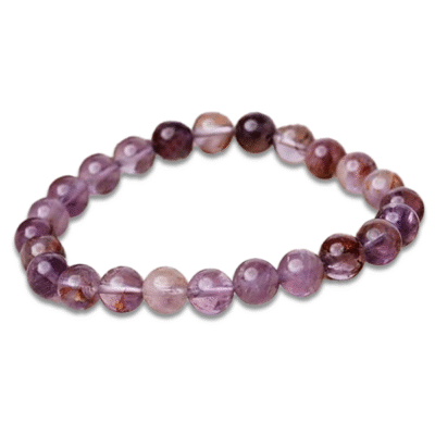 Ametrine 8mm Round Beads Bracelet
