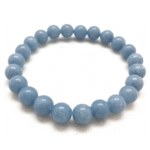 Angelite Round Beads Bracelet