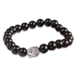 Black Tourmaline Buddha Bracelet