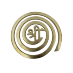 Brass Helix Frame for North West Direction Remedy