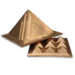 Copper pyramid with base in Vastu
