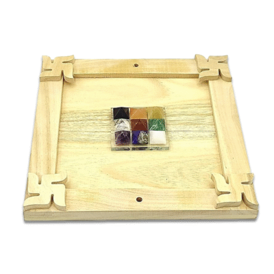 Energised Brahma Pyramid Single Grid with Sriparni Wooden Plate