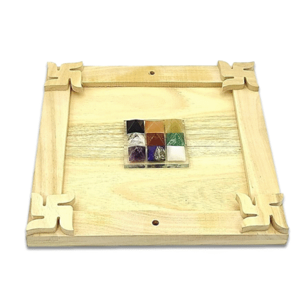 Energised Brahma Pyramid Single Grid with Sriparni Wooden Plate