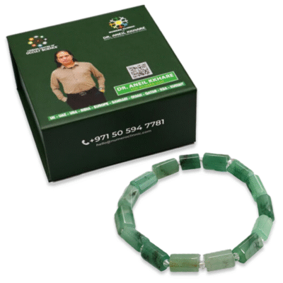 Green Aventurine Rectangle Beads Bracelet - Image 2