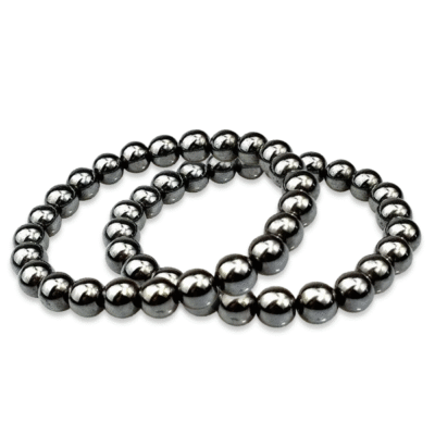 Hematite Round Beads Bracelet