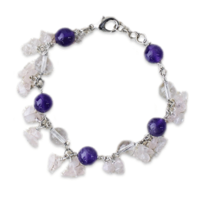 Mental Peace / Tranquility Chips and Beads Bracelet