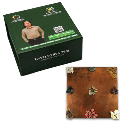 Nabhi Plate with Rough Gemstones - Image 2