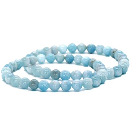 Opalite Round Beads Bracelet (Man-Made)