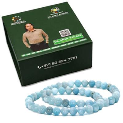 Opalite Round Beads Bracelet (Man-Made) - Image 2