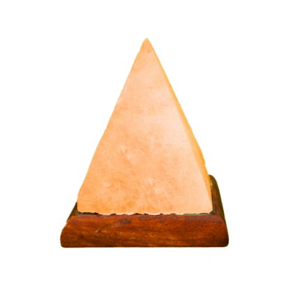 Triangle Natural Himalayan Rock Salt Crystal Lamp