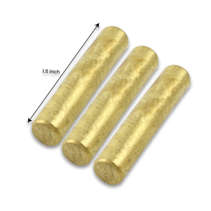 Vastu Brass Stud (1.5 Inch) – Pack of 3 Pieces