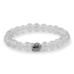 Clear Quartz Buddha Bracelet