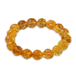 Natural Citrine Bracelet in Round Beads