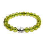 Peridot Buddha Bracelet (Synthetic)