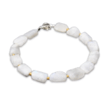 Rainbow Moonstone Square Shape Beads Bracelet