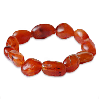 Red Carnelian Tumble Bracelet