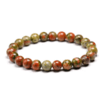 Unakite Bracelet – 8MM Beads